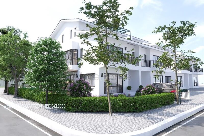 Thiết kế kiến trúc và ngoại thất cho biệt thự cao cấp tại Ecopark Hưng Yên hiện đại Thiết kế biệt thự