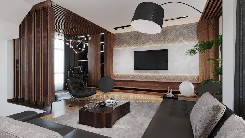 Thiết kế nội thất phòng khách biệt thự ấn tượng và lạ mắt thiết kế biệt thự