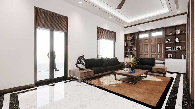 Mẫu thiết kế nội thất biệt thự hiện đại sang trọng cho khách hàng tại Đông Anh Hà Nội thiết kế biệt thự