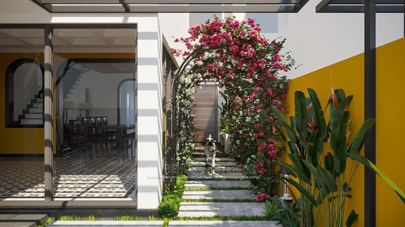 Thiết kế và thi công ngoại thất biệt thự gamuda phong cách á đông thiết kế biệt thự