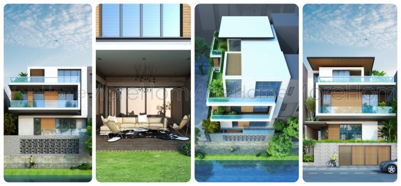 Thiết kế kiến trúc nhà 3 tầng hiện đại tại cao bằng thiết kế biệt thự