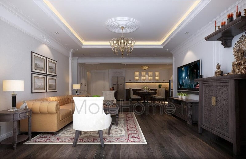 Bộ sofa cao cấp được coi là điểm nhấn của không gian tiếp khách sang trọng và đẳng cấp sofa tân cổ điển