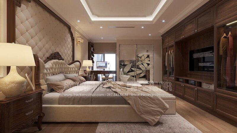 Vừa cao cấp lại vừa sang trọng - đó chính là mẫu tủ quần áo bằng gỗ óc chó tự nhiên, được sản xuất tỷ mỉ dưới những đôi bàn tay khéo léo của người thợ Morehome