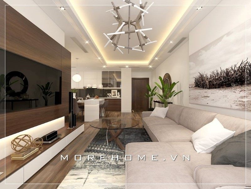 Kệ tủ tivi được thiết kế theo phong cách hiện đại góp phần mang đến sự tiện nghi cho không gian tổ ấm của mọi gia đình Việt.