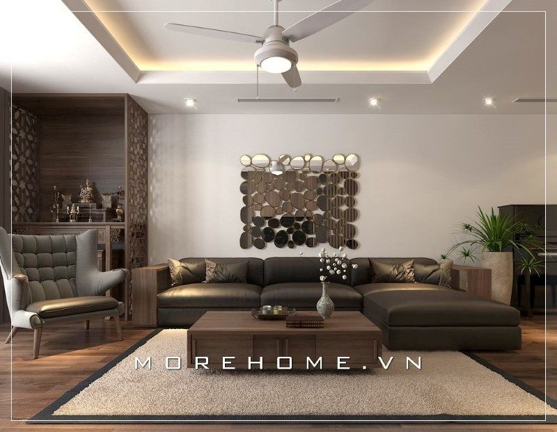 Ấn tượng và tinh tế với mẫu thiết kế phòng khách chung cư không chỉ đẹp mà còn đẳng cấp.