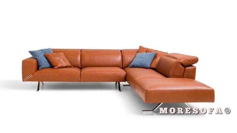 Lựa chọn sofa hiện đại bọc da mang lại vẻ đẹp sang trọng cho phòng khách